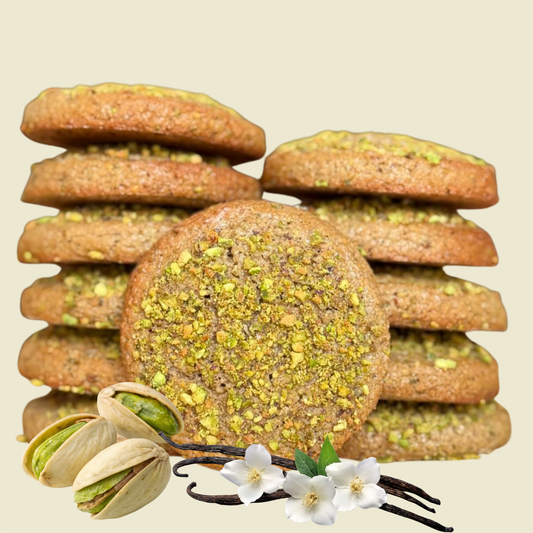 Pistachio Vanilla Cookies – 6, 20 & 40-Piece Boxes