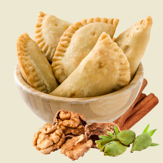 Walnut Cardamom Cinnamon Empanadas – 6, 20 & 40-Piece Boxes