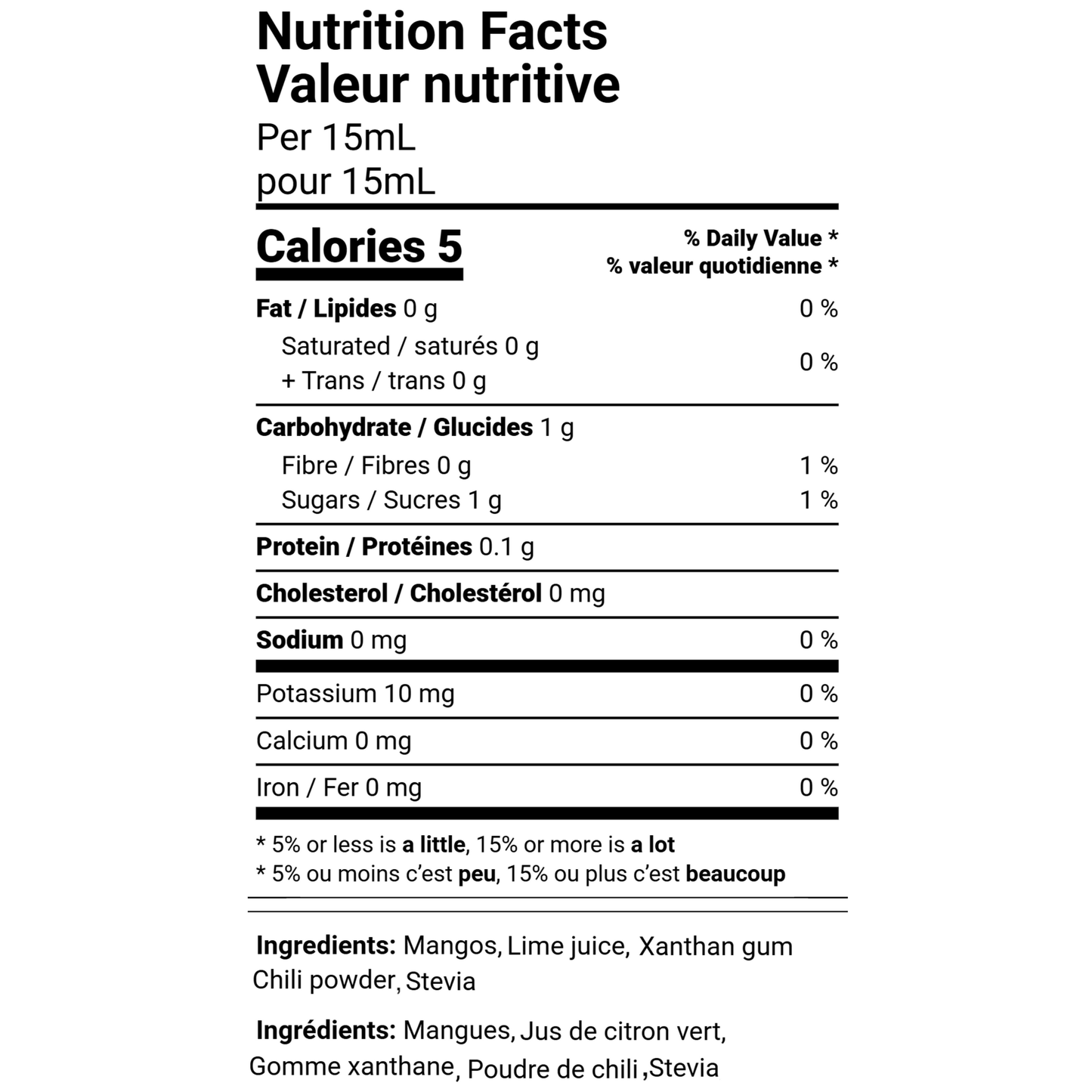 Mango Chili Lime Drizzle
