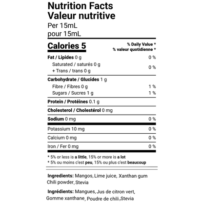 Mango Chili Lime Drizzle