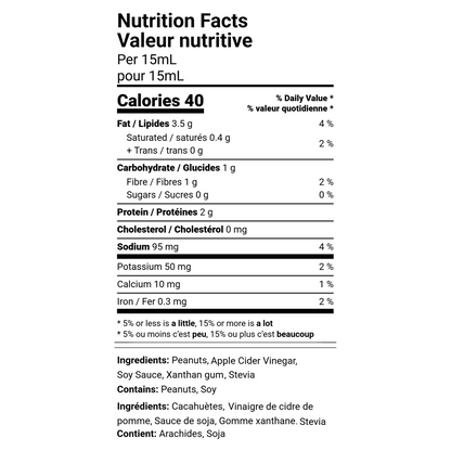 Lightly Roasted Peanut Drizzle